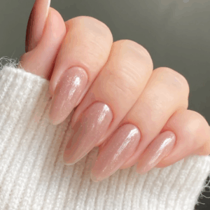 festive nude nail inspiration Sparx Winchester