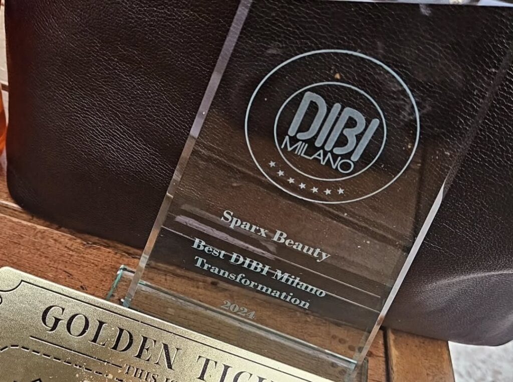 Sparx Beauty Winchester Best DIBI Milano Transformation award 2024