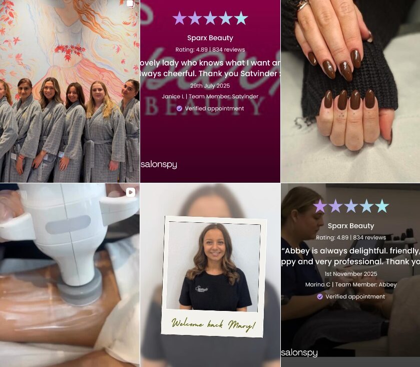 Follow Sparx Winchester Skin Clinic on Instagram