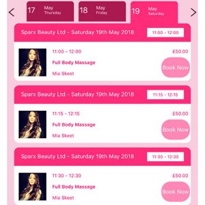 Sparx Beauty Salon Booking App, Beauty Salon in Winchester